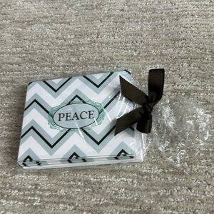 12 Chevron Peace Notecards w Envelopes